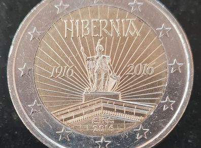 2 Euro Coin IRELAND 2016-Hibernia / commemorative Unc Coin