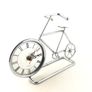 Chrome bicycle clock for child room Image 4
