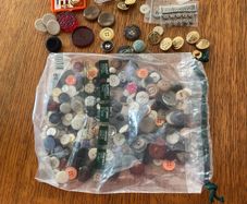 Large bag of buttons , lots of vintage ones