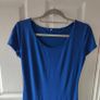 Blue midi bodycon dress size 10 Image 2