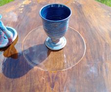 Michael Kennedy drinking cup