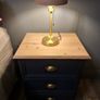 solid wood bedside lockers Image 2