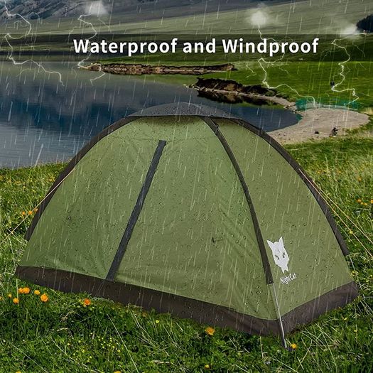 Night Cat Camping Tent for 1 2 Person Man Waterproof Backpacking Tents Easy Setup Lightweight for Hiking Backyard (FREE POSTAGE)
