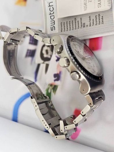 Swiss Made Swatch Irony Chronograph Minimalistic Discontinued Collectable Swiss Watch Swatch