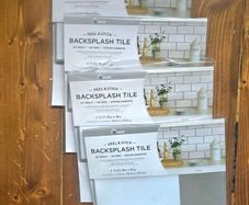 InHome Subway Peel & Stick Backsplash Tiles - 16 Tiles / 4 Packs