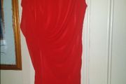 Stunning red midi dress by Jumpo size M/L UK10/12 Postage included