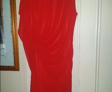 Stunning red midi dress by Jumpo size M/L UK10/12 Postage included