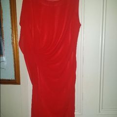 Stunning red midi dress by Jumpo size M/L UK10/12 Postage included