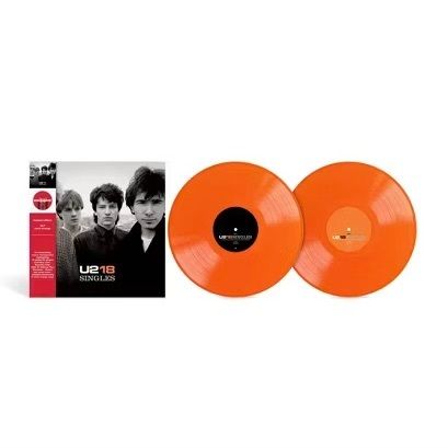 U2 18 Singles 2LP Neon Orange Vinyl  ( NEW / Sealed )