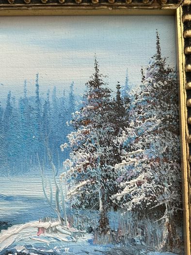 Original Scandinavian Oil Painting