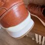 100% leather cognac Polo by Ralph Lauren trainers 5.5 Image 5