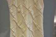 Worn Once. Nude design slit dress