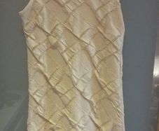 Worn Once. Nude design slit dress