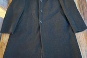 Men's grey wool coat