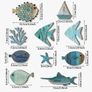 10Pcs Wooden Ocean Theme Wall Art Decor Set Image 3