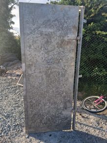 steel door