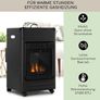 Flame Gas Heater with Fireplace Effect  Cosy, Safe & Portable Image 3