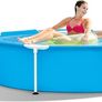 Swimming Pool Metal Frame, 244 X 51 Cm, Blue (FREE SHIPPING) Image 3