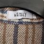 Brown Ladies shirt jacket plaid, size S Image 4