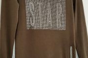 Unsigned STAR bling zip mini dress Sz S (Fit 8-10 UK)