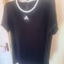 Adidas women's black elastic T-shirt size UK16/18 EU44/46 Postage included Image 2