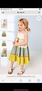 Next maxi dress age 4-5 in excellent condition!
