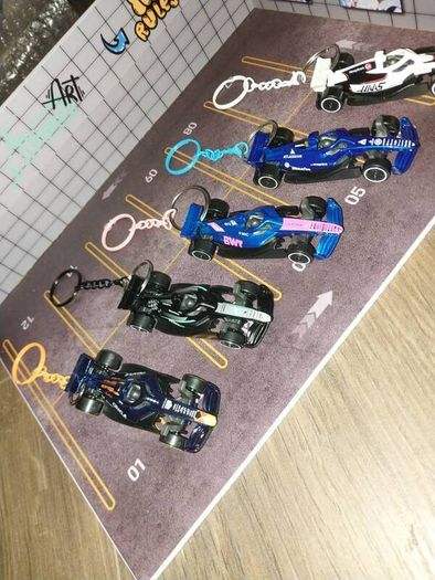 Hotwheels Formula 1 Custom Key Chains