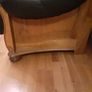 3 piece black leather sofa Image 3