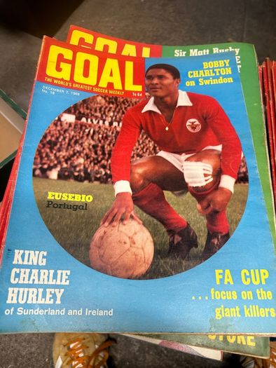 Job lot of approx 150 Goal magazine
