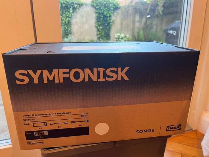 Brand new IKEA SONOS Symfonisk shelf speaker (white)