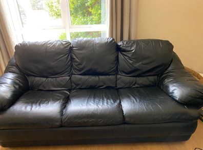 Leather Couch Set