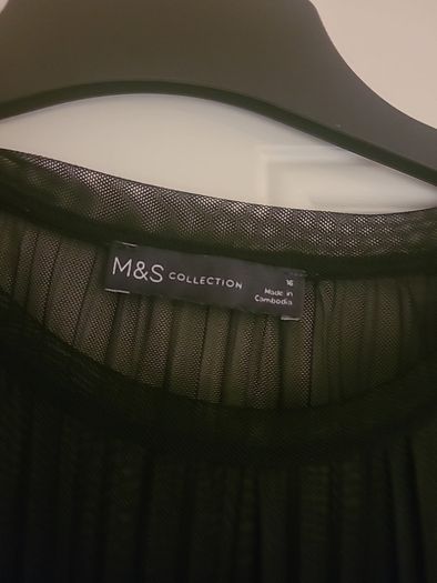M & S size 16 black dress