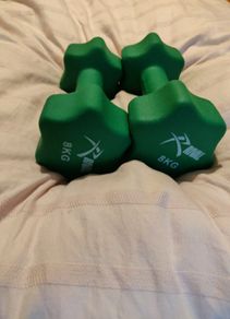 8kg dumbbells pair