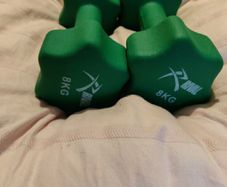 8kg dumbbells pair
