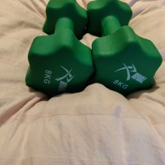 8kg dumbbells pair