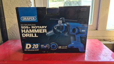 D20 20V Brushless SDS+ Rotary Hammer Drill (Sold Bare)