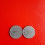 1959 Irish Shilling and 1999 10 Pence Image 2