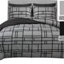 Pamposh Double Duvet Cover Set Brushed Microfiber Reversible with 2 Pillowcases - Brand New Image 3