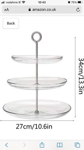 Fruit basket Fruit tray Fruit Bowl,Glass Serving 3 Tier Vertex Fruit Racks Cake Stand Countertop Chrome Large Capacity Storage Fruit and Other Produce Fruit bowls