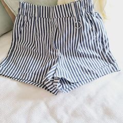Bershka Striped Shorts XS