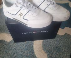White Tommy Hilfiger trainers