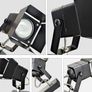 LED Ceiling Spotlights, Black Industrial 2 Way Spot Light, Indoor Angle Adjustable Ceiling Down Light Image 5