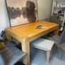 Solid wood country kitchen style table Image 3