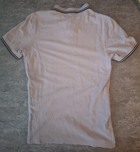 Fred Perry Men's M Twin Tipped Polo Shirt Lilac Purple