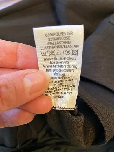 Women's Brown crop trousers, size 8