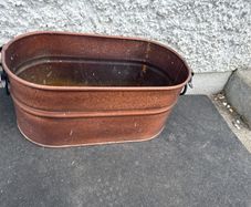 Antique Copper Flower Pot