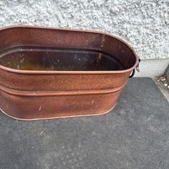 Antique Copper Flower Pot