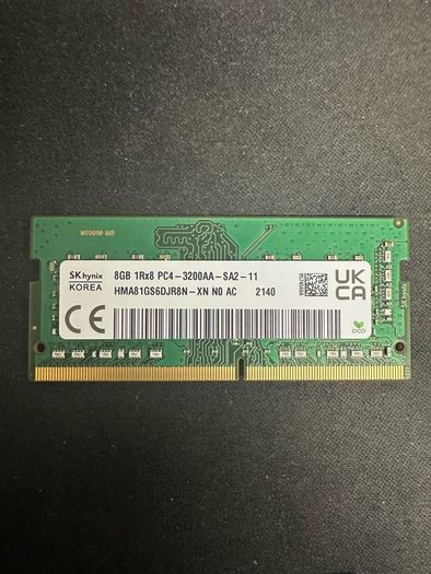 8gb DDR4 3200mhz SoDimm