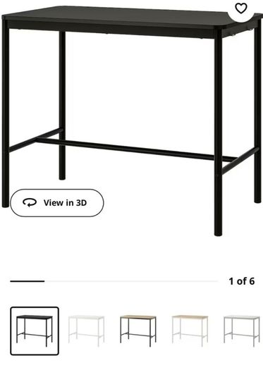 Table (black high table)