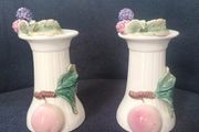 Vintage 1991 RCPC Ceramic Candlesticks
